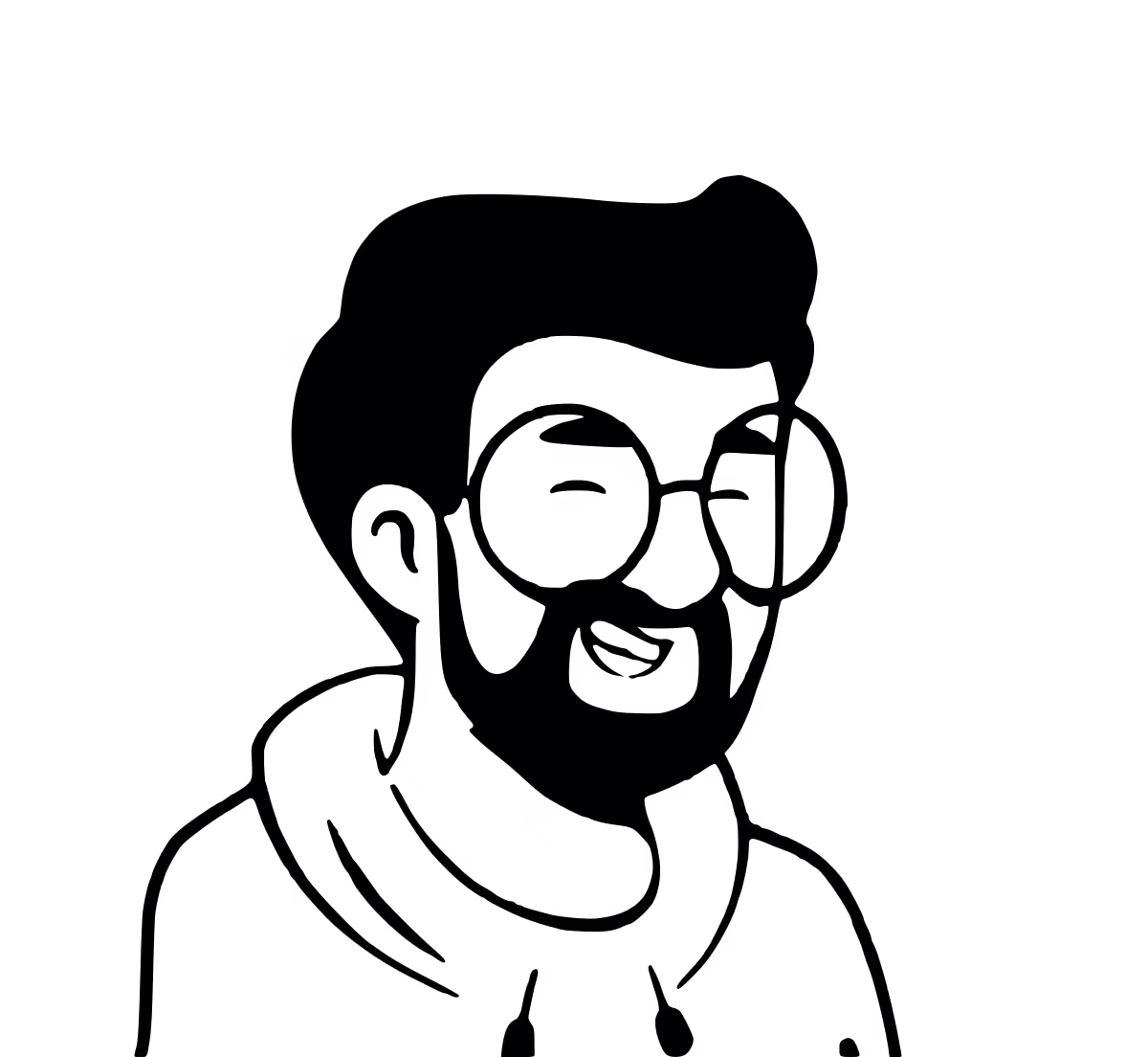 Nadimul Hasan — half-body portrait